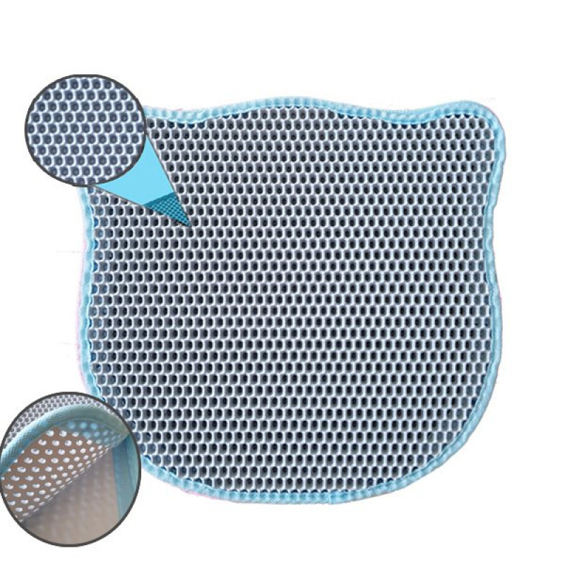 Eurocat 43x50 Cm Kum Toplayan Elekli Kedi Kumu Paspası Mavi | Kedi Tuvalet Paspası Eurocat 43x50 Cm Kum Toplayan Elekli Kedi Kumu Paspası Mavi | Kedi Tuvalet Paspası