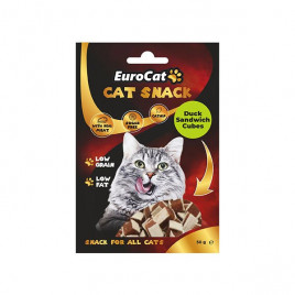 EuroCat 50 Gr Düşük Tahıllı Catnipli Ördekli Küp Sandviç | Kedi Ödül Tableti EuroCat 50 Gr Düşük Tahıllı Catnipli Ördekli Küp Sandviç | Kedi Ödül Tableti