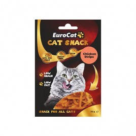EuroCat 50 Gr Düşük Tahıllı Catnipli Tavuklu Şerit | Stick Kedi Ödül Maması EuroCat 50 Gr Düşük Tahıllı Catnipli Tavuklu Şerit | Stick Kedi Ödül Maması