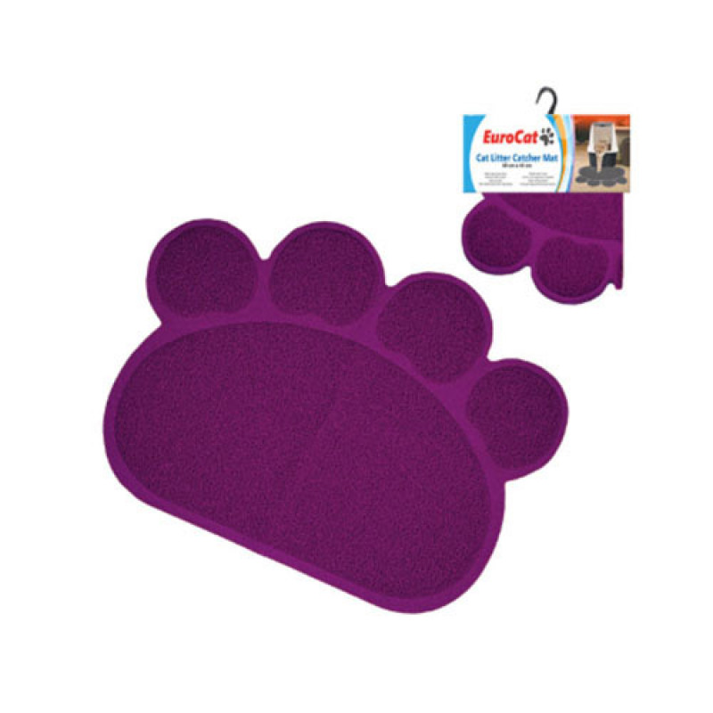 Eurocat 60x45 Cm Paspas Mor | Kedi Tuvalet Paspası Eurocat 60x45 Cm Paspas Mor | Kedi Tuvalet Paspası