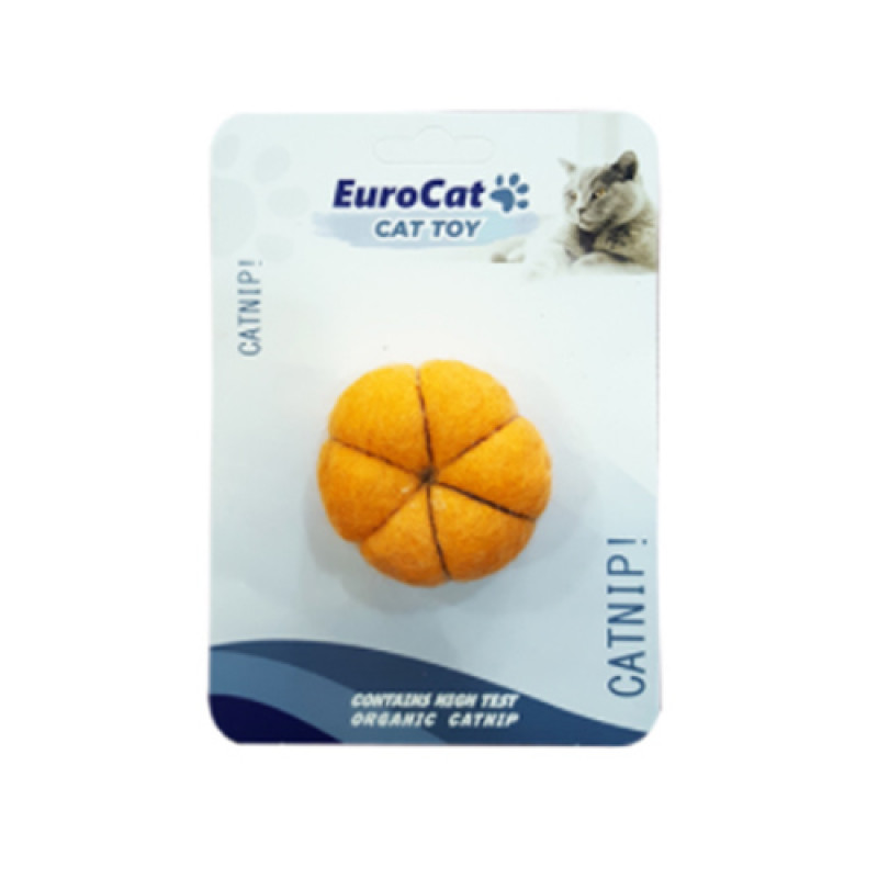 EuroCat Kedi Oyuncağı Balkabağı | Kedi Top Oyuncak EuroCat Kedi Oyuncağı Balkabağı | Kedi Top Oyuncak