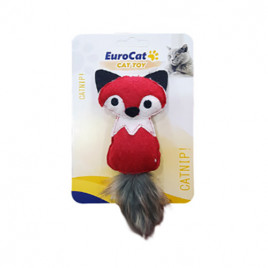 EuroCat Kırmızı Sincap | Kedi Top Oyuncak EuroCat Kırmızı Sincap | Kedi Top Oyuncak