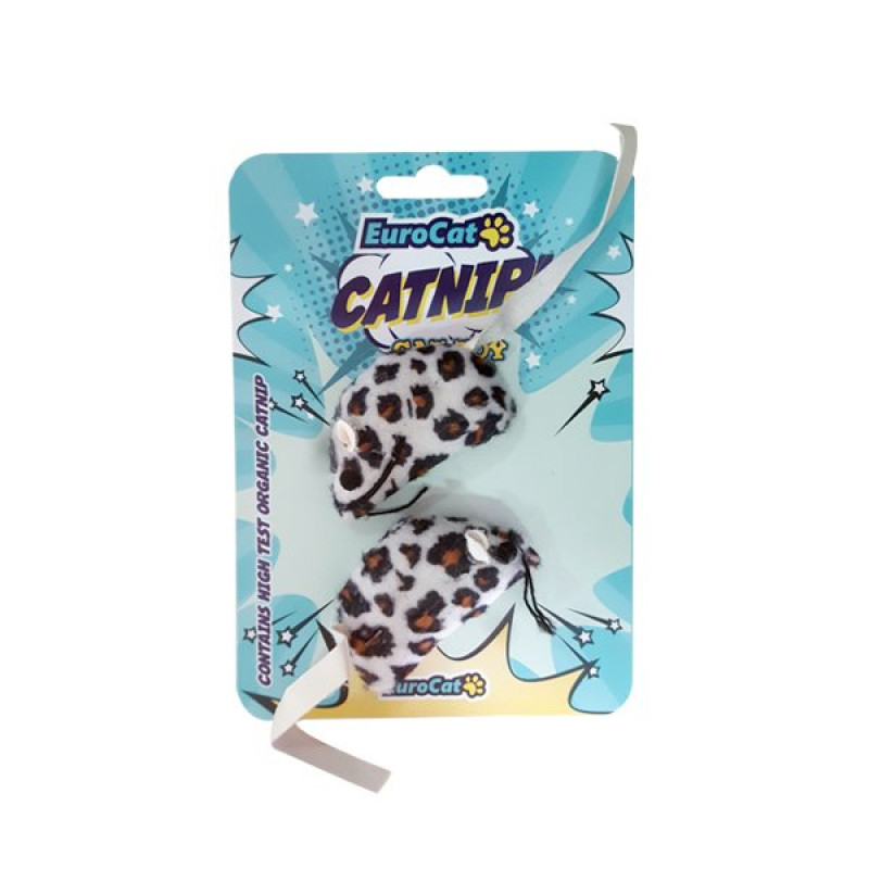 Eurocat Leopar 2'Li Fare Oyuncak | Kedi Fare Oyuncak