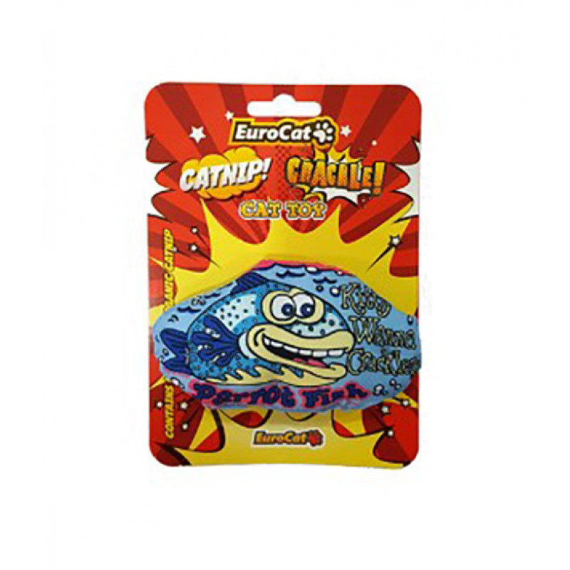 EuroCat Parrot Fish | Kedi Top Oyuncak EuroCat Parrot Fish | Kedi Top Oyuncak