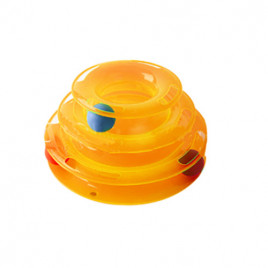 EuroCat Üç Katlı Toplu Yuvarlak Oyuncak | Kedi Zeka Oyuncağı EuroCat Üç Katlı Toplu Yuvarlak Oyuncak | Kedi Zeka Oyuncağı