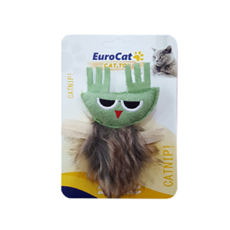 EuroCat Yeşil Sincap | Kedi Top Oyuncak