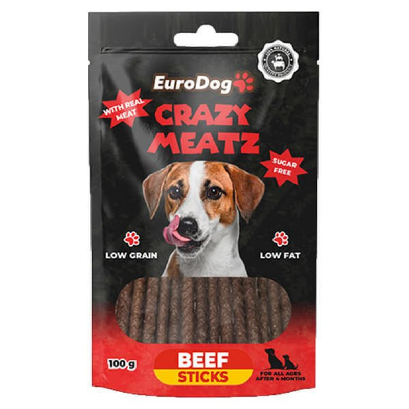 Euro Dog 100 Gr Biftekli Çubuk Doğal Ödül Maması | Köpek Atıştırmalık Ödül Maması Euro Dog 100 Gr Biftekli Çubuk Doğal Ödül Maması | Köpek Atıştırmalık Ödül Maması