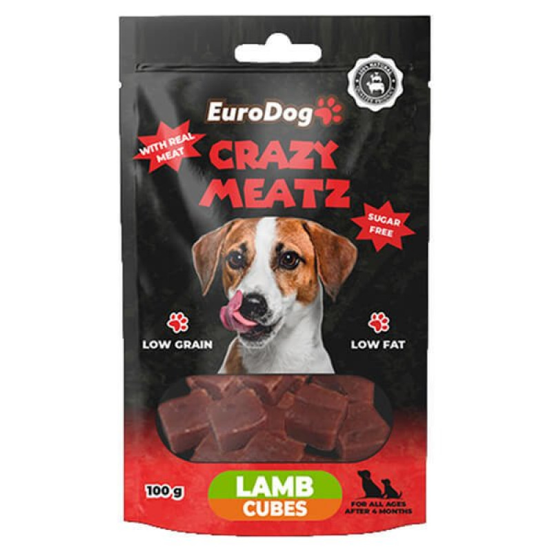 Euro Dog 100 Gr Kuzulu Küp Doğal Ödül Maması | Köpek Atıştırmalık Ödül Maması Euro Dog 100 Gr Kuzulu Küp Doğal Ödül Maması | Köpek Atıştırmalık Ödül Maması