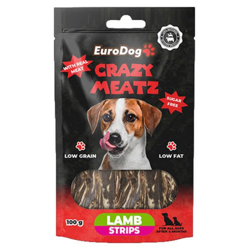 Euro Dog 100 Gr Kuzulu Şerit Doğal Ödül Maması | Köpek Atıştırmalık Ödül Maması Euro Dog 100 Gr Kuzulu Şerit Doğal Ödül Maması | Köpek Atıştırmalık Ödül Maması