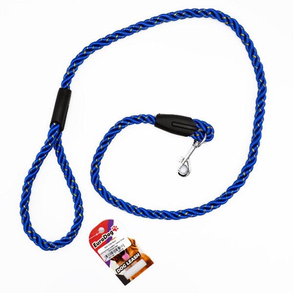 Euro Dog 120 Cm 13 Mm Uzatma Reflektörlü Mavi | Köpek Gezdirme Tasması