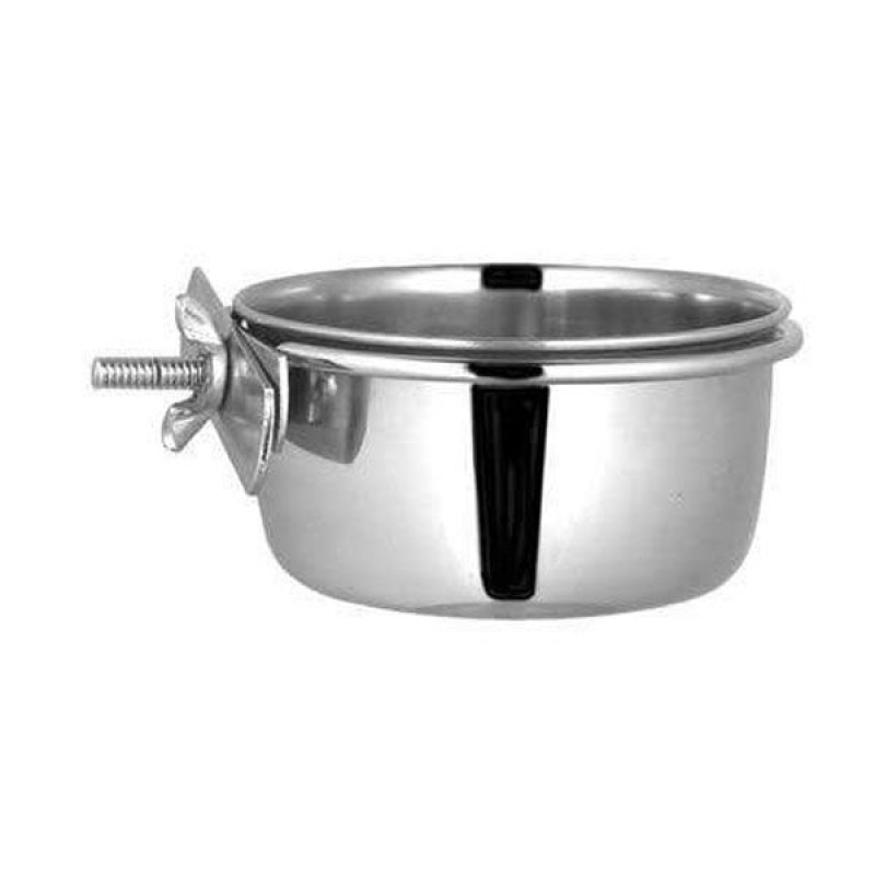 Euro Dog 14,5 cm Vidalı Askılı Çelik Mama Kabı 30Oz | Kuş Suluğu Euro Dog 14,5 cm Vidalı Askılı Çelik Mama Kabı 30Oz | Kuş Suluğu