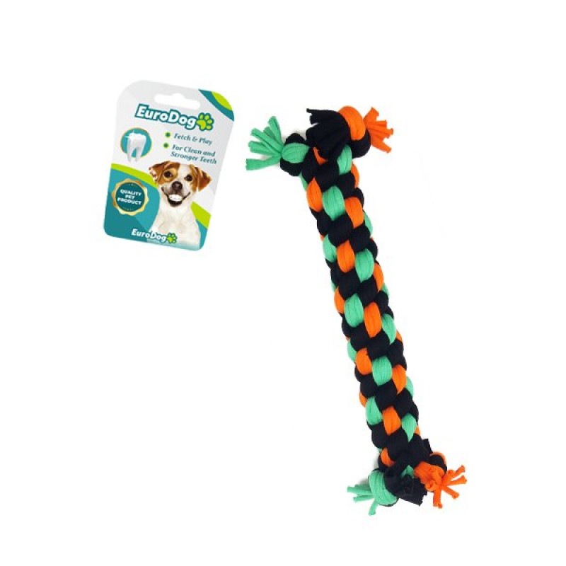 Euro Dog 14 Cm Dumbell Diş İpi Oyuncağı Siyah Yeşil Turuncu | Köpek Diş İpi Euro Dog 14 Cm Dumbell Diş İpi Oyuncağı Siyah Yeşil Turuncu | Köpek Diş İpi