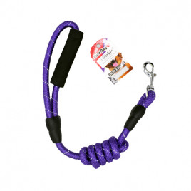 14 Mmx120 Cm Uzatma Reflektörlü Mor | Köpek Gezdirme Tasması 14 Mmx120 Cm Uzatma Reflektörlü Mor | Köpek Gezdirme Tasması