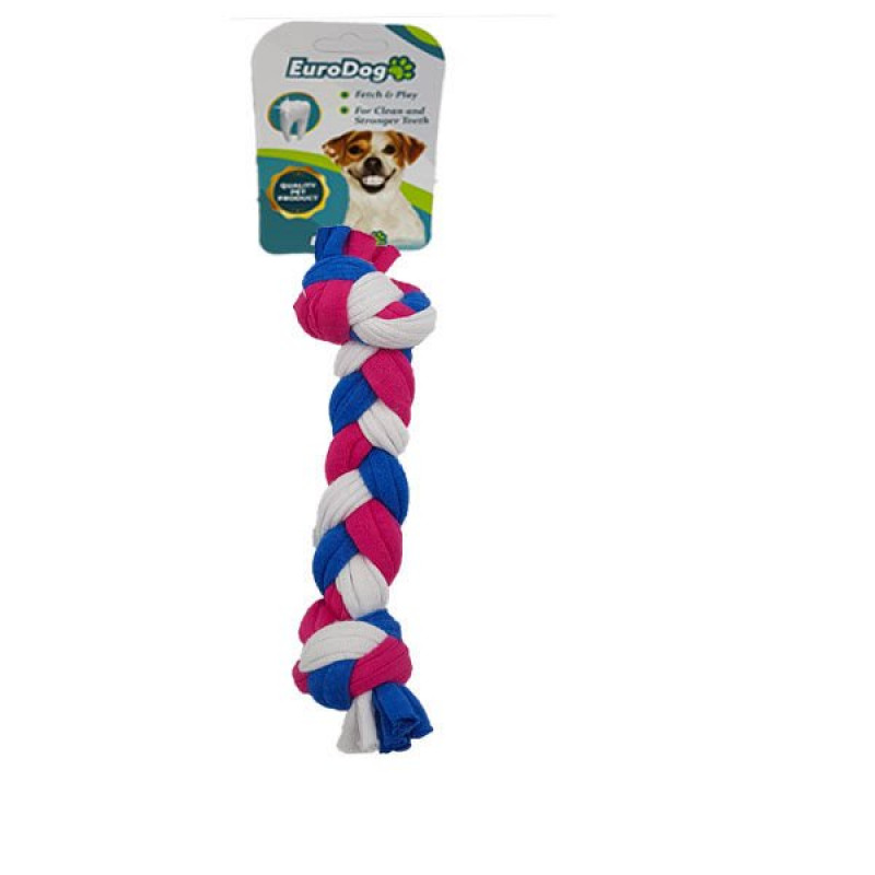Euro Dog 15 Cm Diş Kaşıma İpi Beyaz Mavi Kırmızı | Köpek Ağız Ve Diş Bakım Ürünü Euro Dog 15 Cm Diş Kaşıma İpi Beyaz Mavi Kırmızı | Köpek Ağız Ve Diş Bakım Ürünü