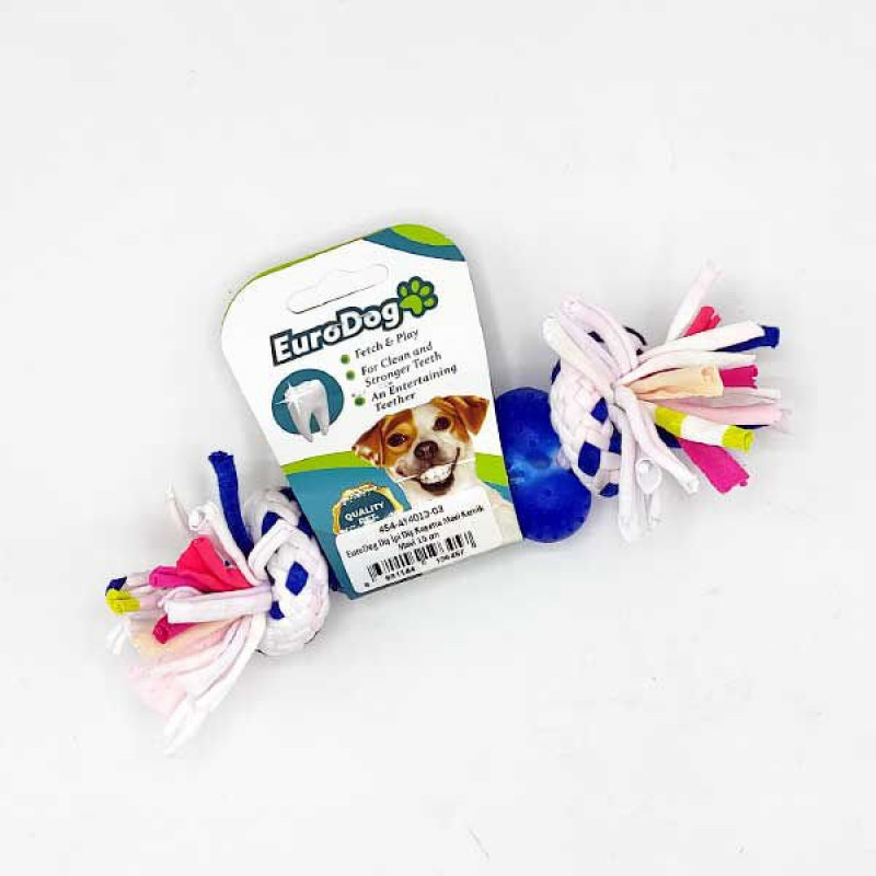 Euro Dog 15 Cm Kemik Şekilli Diş Kaşıma İpi Köpek Oyuncağı Beyaz Mavi | Köpek Ağız Ve Diş Bakım Ürünü Euro Dog 15 Cm Kemik Şekilli Diş Kaşıma İpi Köpek Oyuncağı Beyaz Mavi | Köpek Ağız Ve Diş Bakım Ürünü