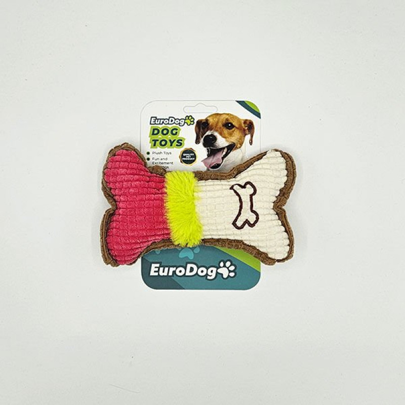 Euro Dog 16X10 Cm Peluş Kemik Desenli | Kumaş Ve Peluş Köpek Oyuncağı Euro Dog 16X10 Cm Peluş Kemik Desenli | Kumaş Ve Peluş Köpek Oyuncağı
