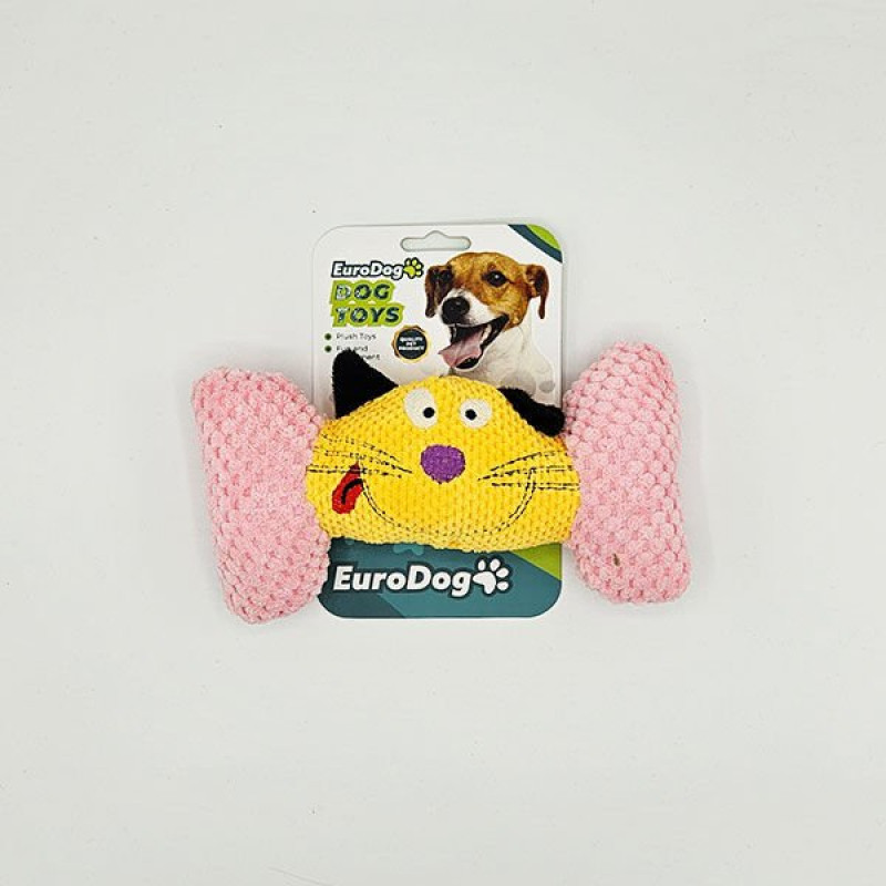 Euro Dog 19.5X11 Cm Peluş Örgü Kemik | Kumaş Ve Peluş Köpek Oyuncağı Euro Dog 19.5X11 Cm Peluş Örgü Kemik | Kumaş Ve Peluş Köpek Oyuncağı