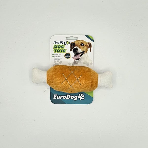 Euro Dog 19X6 Cm Peluş Etli Kemik | Kumaş Ve Peluş Köpek Oyuncağı