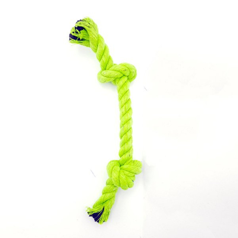 Euro Dog 23 Cm Yeşil Çift Düğüm Diş İpi Oyuncağı | Köpek Diş İpi Euro Dog 23 Cm Yeşil Çift Düğüm Diş İpi Oyuncağı | Köpek Diş İpi
