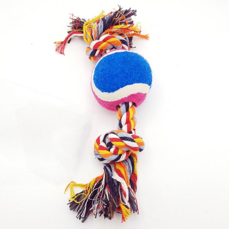 Euro Dog 30 Cm Karışık Renk Tenis Toplu Diş İpi Oyuncagı | Köpek Diş İpi Euro Dog 30 Cm Karışık Renk Tenis Toplu Diş İpi Oyuncagı | Köpek Diş İpi
