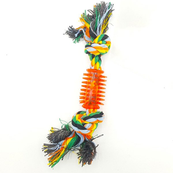 Euro Dog 30 Cm Kırmızı Diş İpli Diş Kaşıma Oyuncağı | Köpek Çiğneme