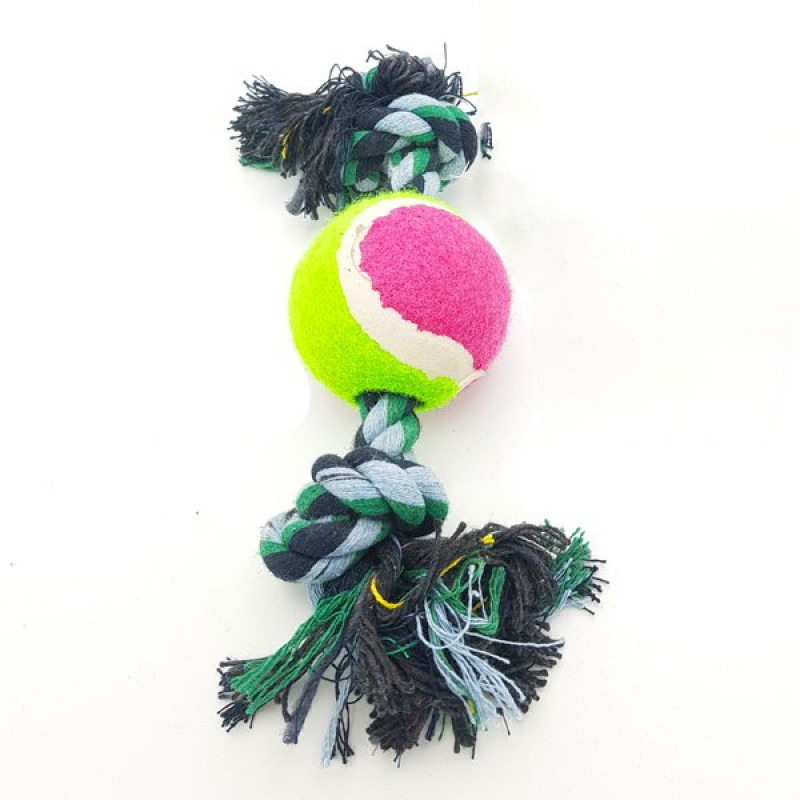 Euro Dog 30 Cm Mavi Ve Yeşil Tenis Toplu Diş İpi Oyuncağı | Köpek Diş İpi Euro Dog 30 Cm Mavi Ve Yeşil Tenis Toplu Diş İpi Oyuncağı | Köpek Diş İpi