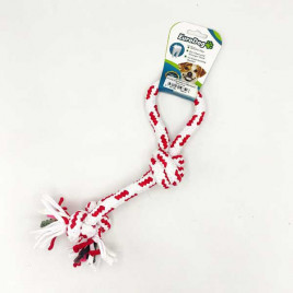 30 Cm Üç Düğümlü Halka Şeklinde Diş Kaşıma İpi Beyaz Kırmızı | Köpek Ağız Ve Diş Bakım Ürünü 30 Cm Üç Düğümlü Halka Şeklinde Diş Kaşıma İpi Beyaz Kırmızı | Köpek Ağız Ve Diş Bakım Ürünü