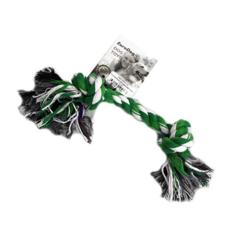 Euro Dog 37 Cm Yeşil Ve Beyaz Çift Düğüm Diş İpi Oyuncağı | Köpek Diş İpi Euro Dog 37 Cm Yeşil Ve Beyaz Çift Düğüm Diş İpi Oyuncağı | Köpek Diş İpi