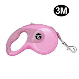 3M Otomatik Gezdirme Pembe | Köpek Gezdirme Tasması 3M Otomatik Gezdirme Pembe | Köpek Gezdirme Tasması