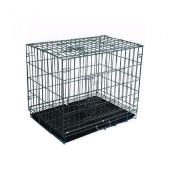 Euro Dog 47x30x39 Cm Kafes Siyah Dövme | Köpek Taşıma Çantası Ve Kafes