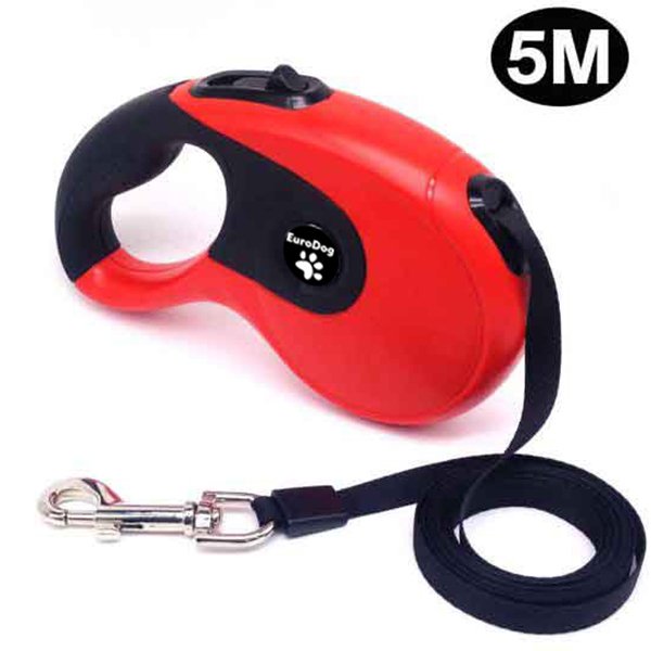 Euro Dog 5 Otomatik Gezdirme Kırmızı Siyah | Otomatik Köpek Tasması