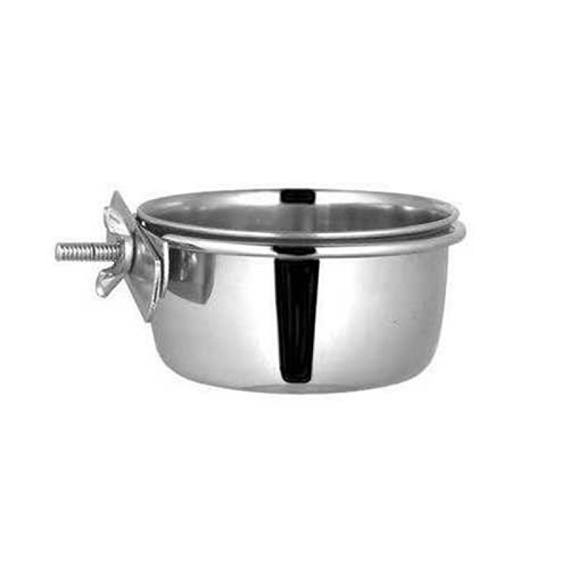 Euro Dog 7,5 cm Vidalı Askılı Çelik Mama Kabı 5 Oz | Kuş Suluğu Euro Dog 7,5 cm Vidalı Askılı Çelik Mama Kabı 5 Oz | Kuş Suluğu