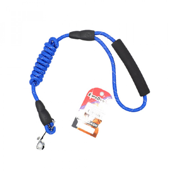 Euro Dog 8 Mmx120 Cm Gezdirme Tasması Reflektörlü Mavi | Köpek Gezdirme Tasması