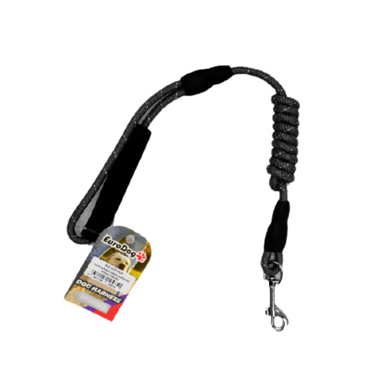 Euro Dog 8 Mmx120 Cm Gezdirme Tasması Reflektörlü Siyah | Köpek Gezdirme Tasması Euro Dog 8 Mmx120 Cm Gezdirme Tasması Reflektörlü Siyah | Köpek Gezdirme Tasması