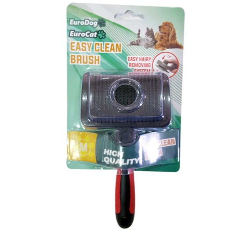 Euro Dog Orta Boy Kendinden Temizlemeli | Köpek Tarağı