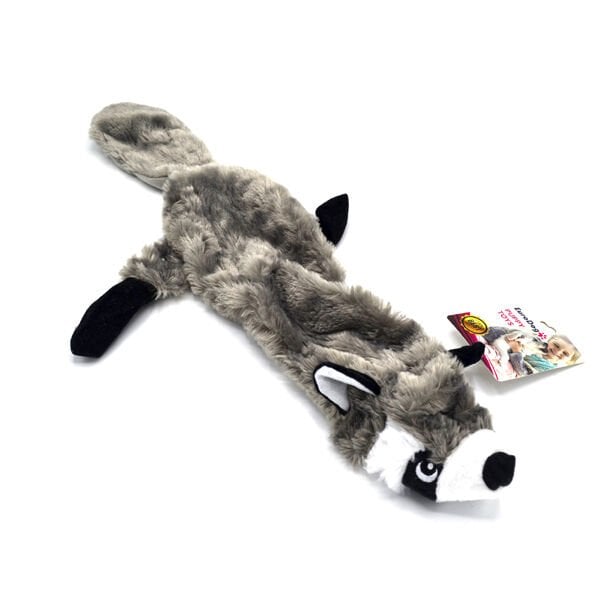 Euro Dog Peluş Sesli Rakun Renkli | Kumaş Ve Peluş Köpek Oyuncağı
