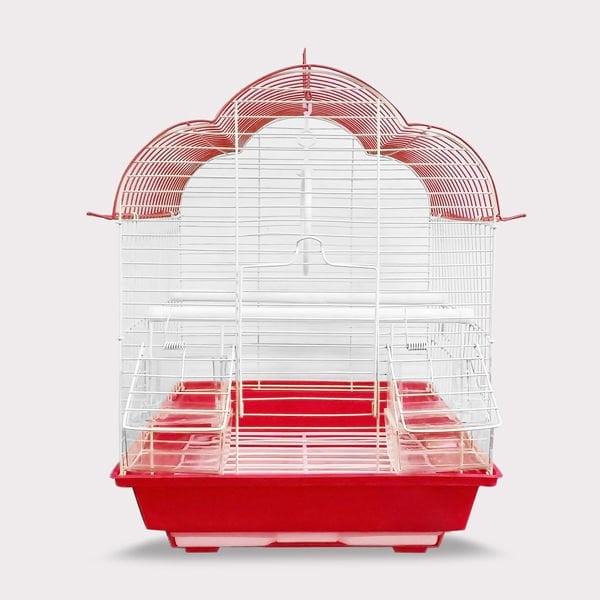 Euro Gold 30x23x40 Cm Oval Çatılı Salıncaklı Kafes Renkli | Kuş Kafesi