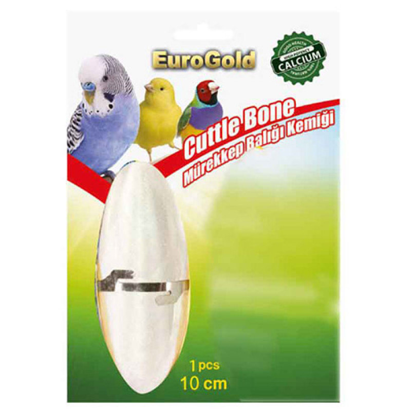 EuroGold 10 Cm Mürekkep Balığı Kemiği Tekli | Kuş Gaga Taşı EuroGold 10 Cm Mürekkep Balığı Kemiği Tekli | Kuş Gaga Taşı