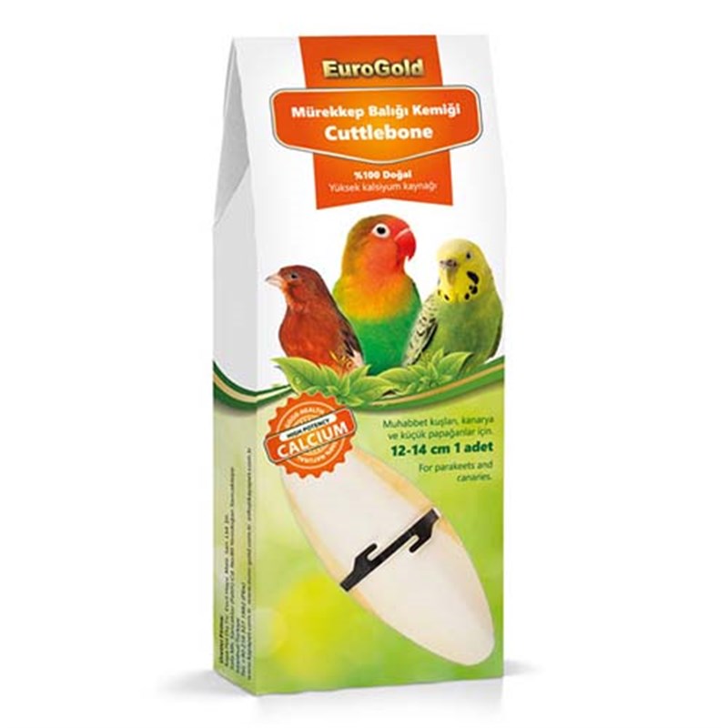 EuroGold 12-14 Cm Mürekkep Balığı Kemiği Tekli | Kuş Gaga Taşı EuroGold 12-14 Cm Mürekkep Balığı Kemiği Tekli | Kuş Gaga Taşı