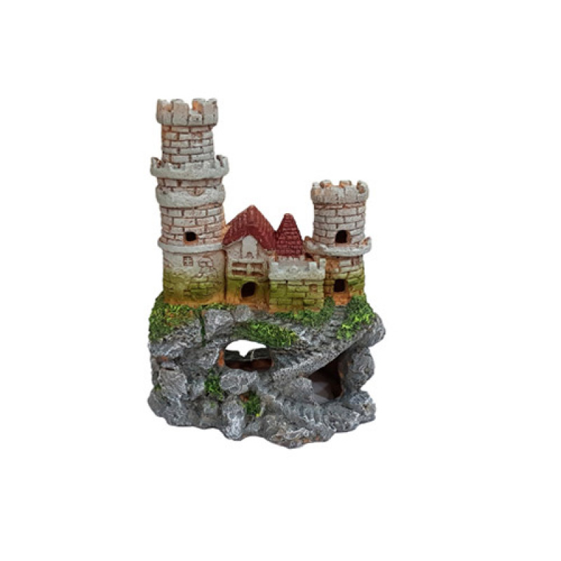 EuroGold 19x14x24 Cm Dekor Kale | Akvaryum Dekor Fon EuroGold 19x14x24 Cm Dekor Kale | Akvaryum Dekor Fon