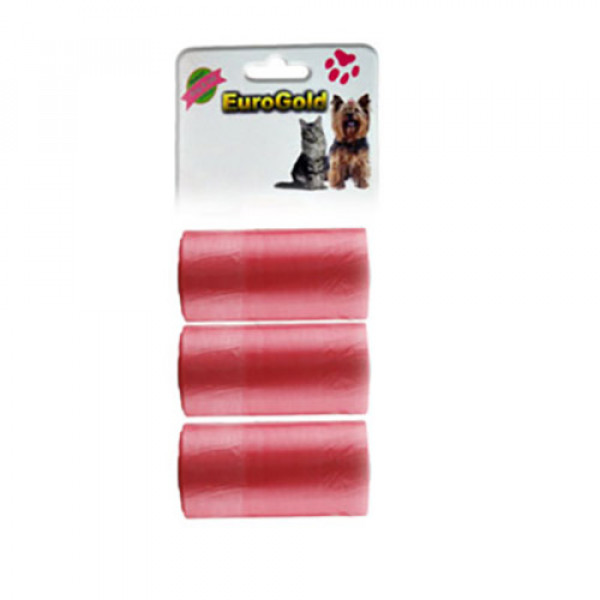 EuroGold 3'lü Dışkı Toplama Poşeti | Köpek Tuvalet Ve Dışkı Torbası