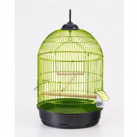 EuroGold 34 x 55 Cm Yuvarlak Kuş Kafesi Pirinç Kaplama | Kuş Kafesi EuroGold 34 x 55 Cm Yuvarlak Kuş Kafesi Pirinç Kaplama | Kuş Kafesi