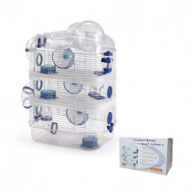 EuroGold 47x30x27 Hamster Kafesi Üç Katlı | Hamster Kafesi