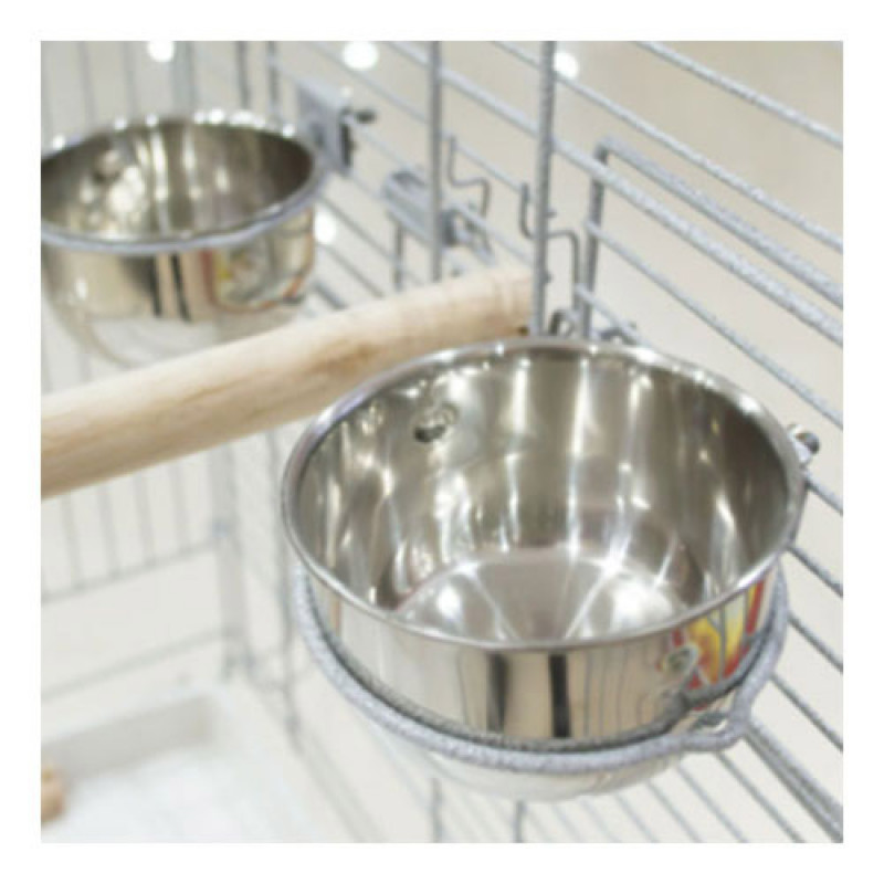 EuroGold 51x51x152 Cm Sehpalı Papağan Kafesi Dövme Demir | Kuş Kafesi