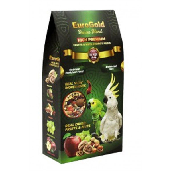 EuroGold 650 Gr Deluxe Papağan Fruit&Nuts | Kuş Yemi