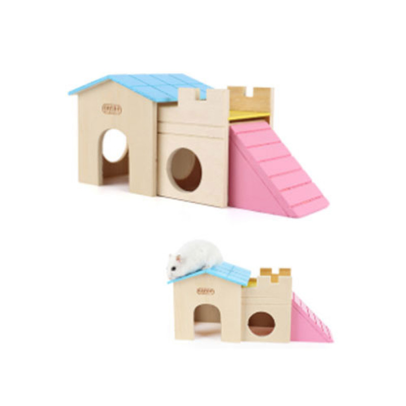 EuroGold Hamster Evi Ahşap No 515 | Hamster Oyuncak Ve Çark EuroGold Hamster Evi Ahşap No 515 | Hamster Oyuncak Ve Çark