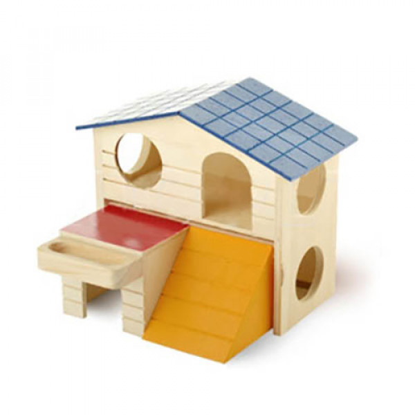 EuroGold No:116 Ahşap Hamster Evi | Hamster Oyuncak Ve Çark