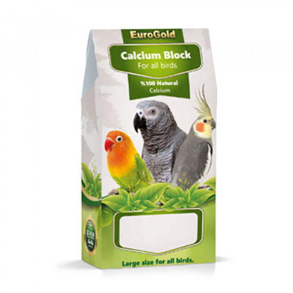 EuroGold Tekli Büyük Kalsiyum Blok | Kuş Gaga Taşı