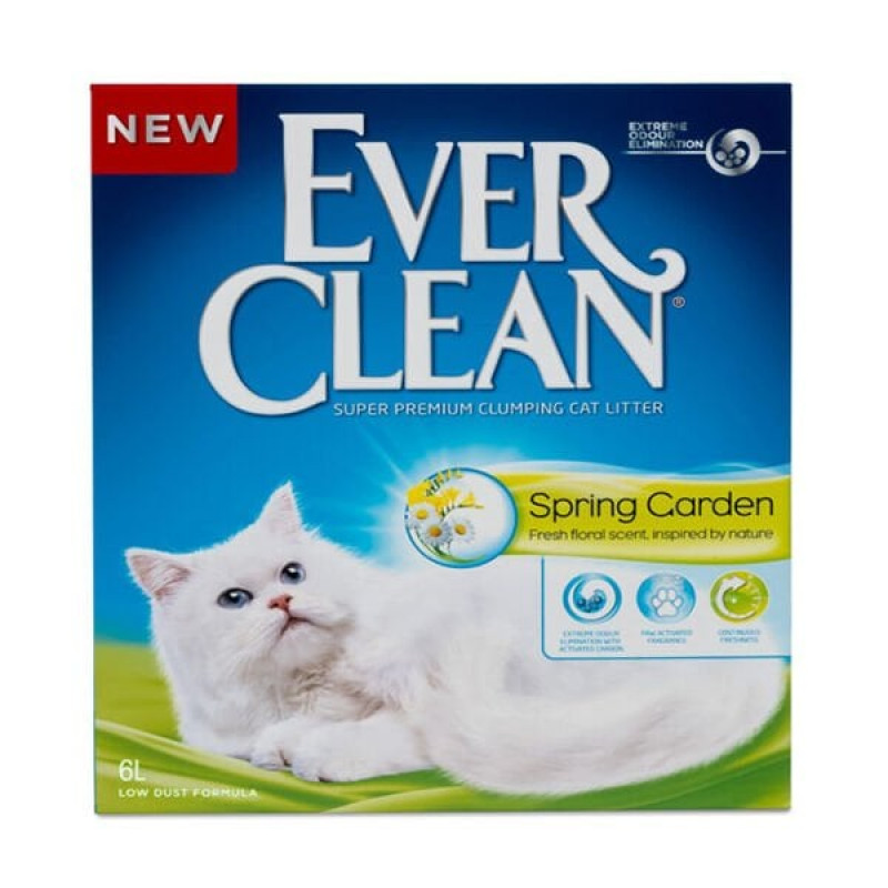 Ever Clean 10 Lt Spring Garden | Doğal Kedi Kumu Ever Clean 10 Lt Spring Garden | Doğal Kedi Kumu