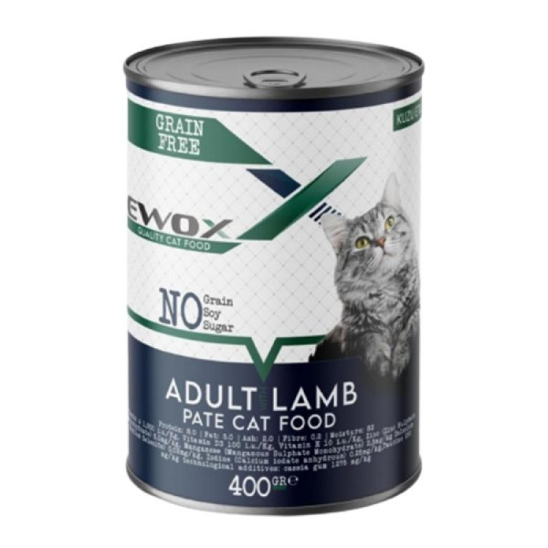 Ewox 400 Gr Tahılsız Kuzu Etli Ezme Yetişkin | Yetişkin Köpek Konserve Maması Ewox 400 Gr Tahılsız Kuzu Etli Ezme Yetişkin | Yetişkin Köpek Konserve Maması